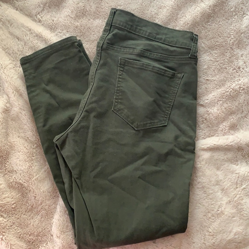 Old Navy Olive Green Rockstar Skinny Jeans